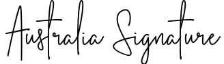 Australia Signature
