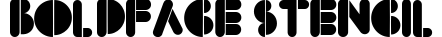 BoldFace Stencil