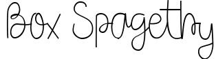 Box Spagethy