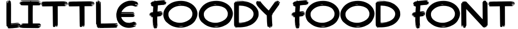 Little Foody - Food Font