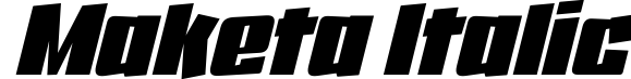 Maketa Italic