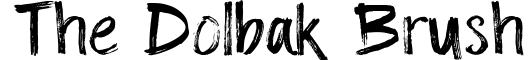 The Dolbak Brush