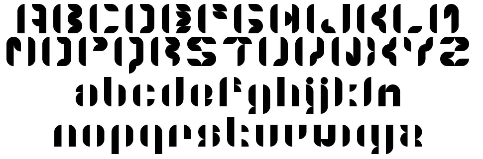 5 Structonixfont specimens