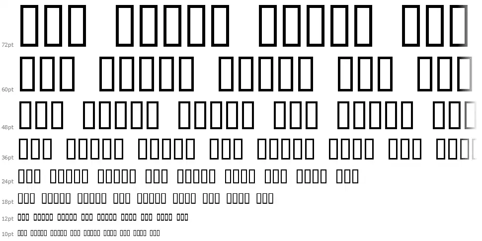 6pxfont waterfall