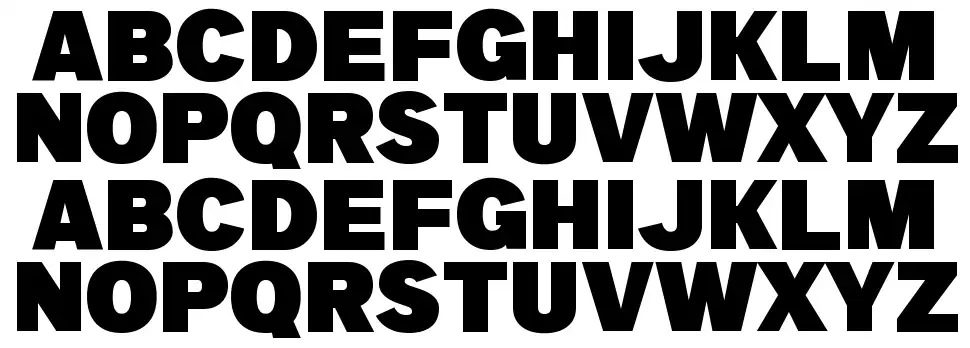 a Big Dealfont specimens