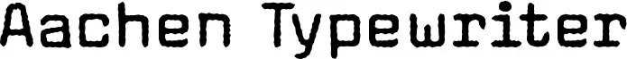Aachen Typewriter