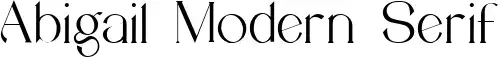 Abigail Modern Serif