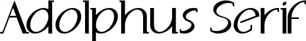 Adolphus Serif