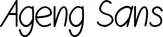 Ageng Sans