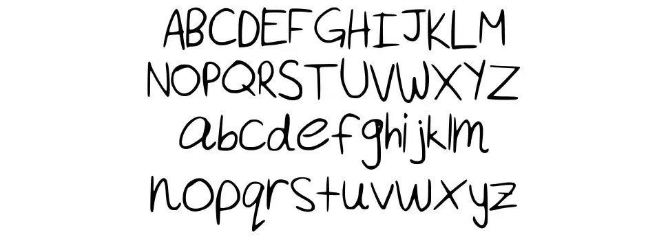 Akeylah's Handwritingfont specimens