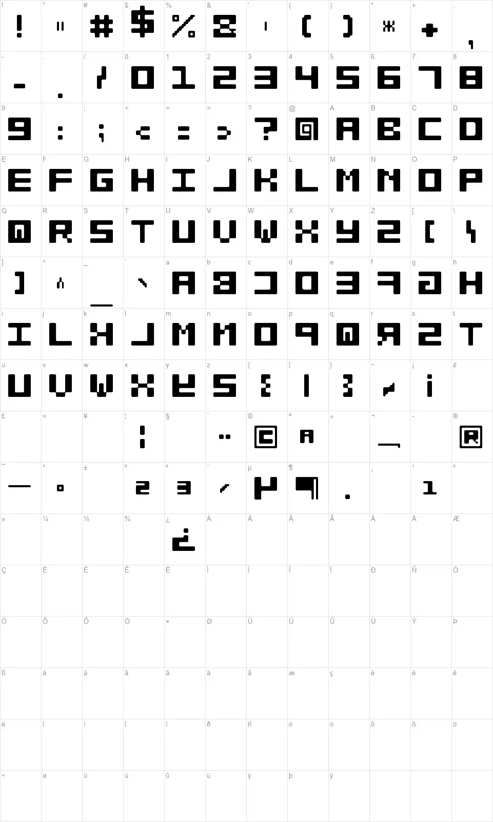 Always take a bath, and don't be stinkyfont character map