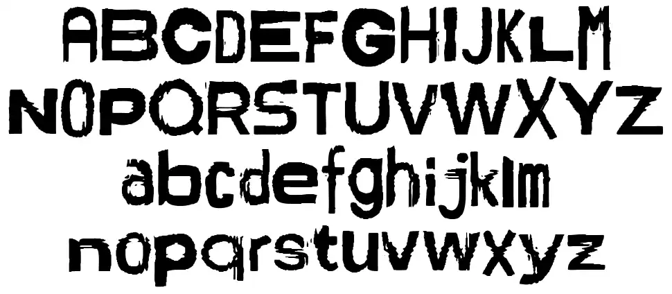 Amsterdrum Groteskfont specimens