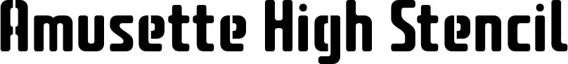 Amusette High Stencil