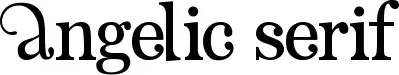 Angelic Serif