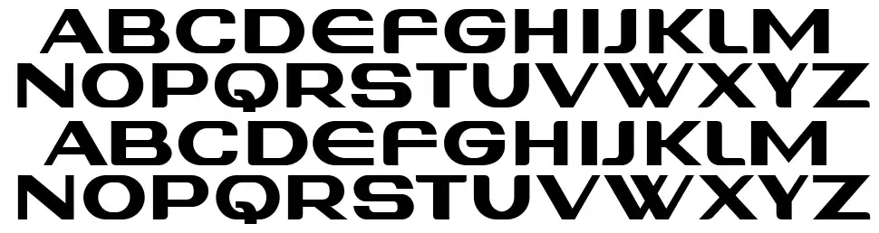 Angry Cyborgfont specimens