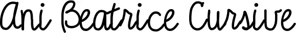 Ani Beatrice Cursive
