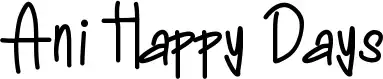 Ani Happy Days