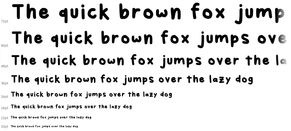 Another Handwrittingfont waterfall