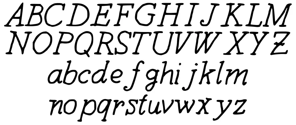 Another Sundayfont specimens