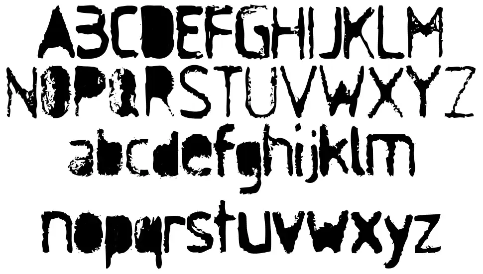 Antisocialfont specimens