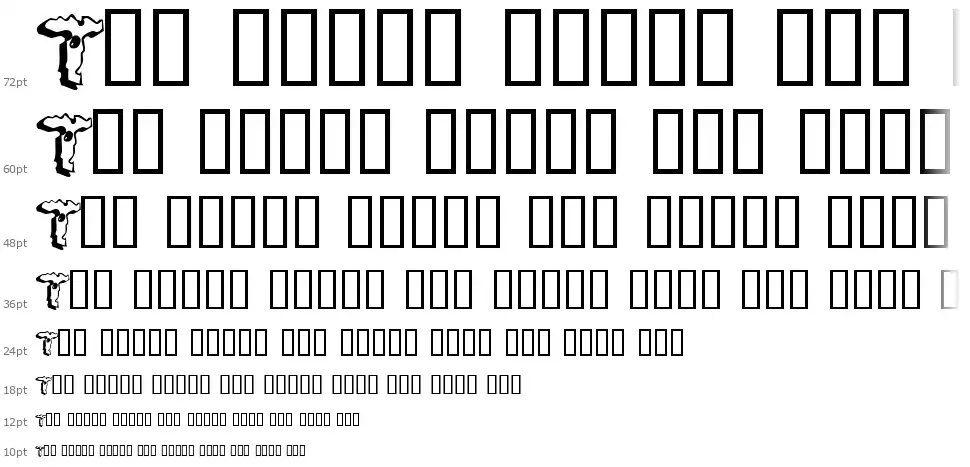 Apocalypshitfont waterfall