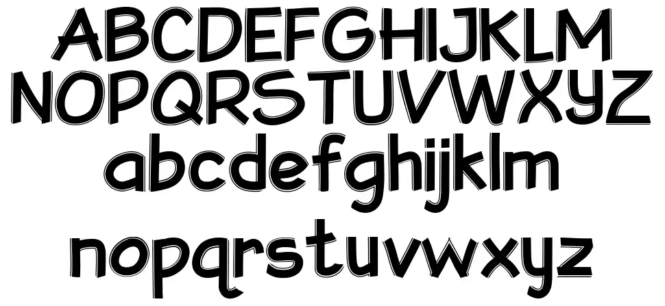 Artescratchfont specimens