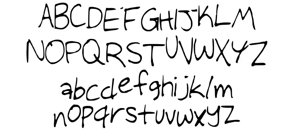 Audreys Scribblesfont specimens