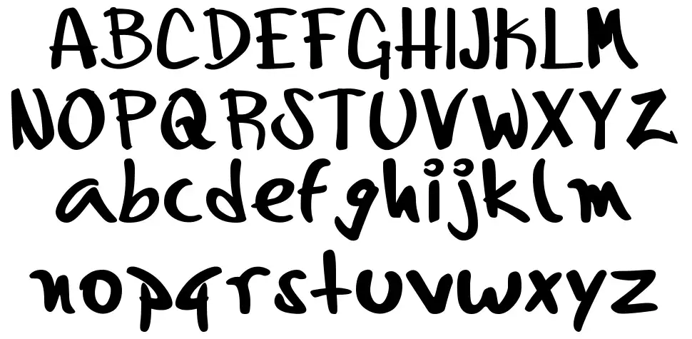 Augushandfont specimens