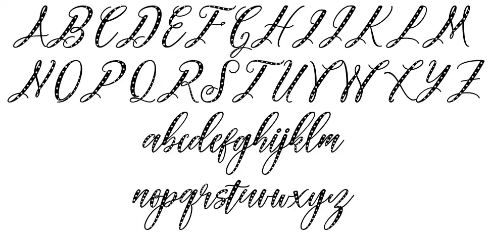 Autumn Elegant Scriptfont specimens
