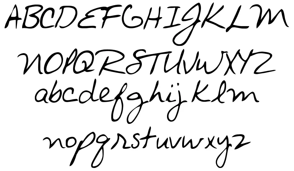 Avant que...font specimens