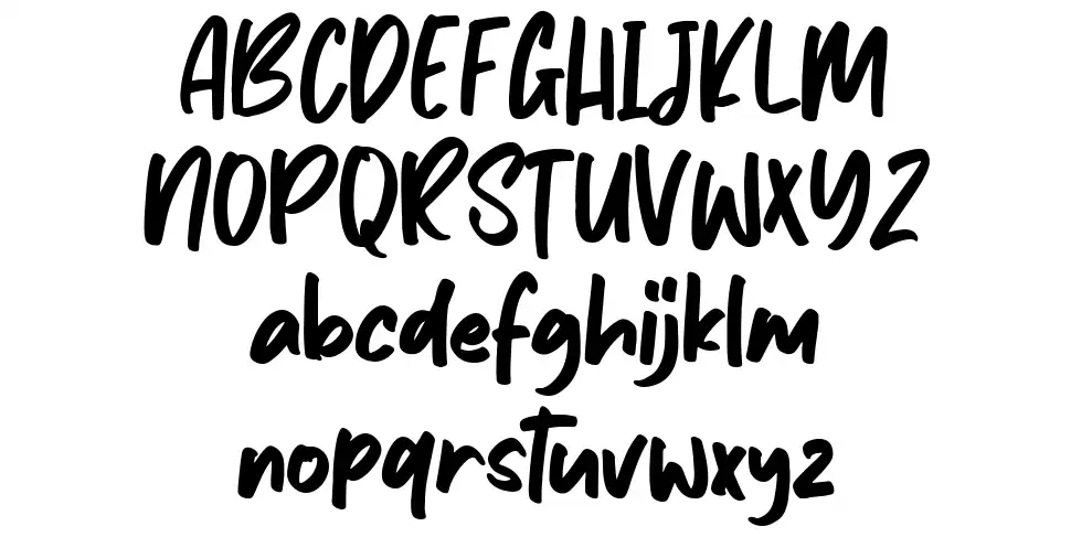Avenus Typefont specimens