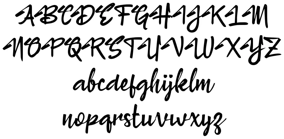 b Buka Lokerfont specimens