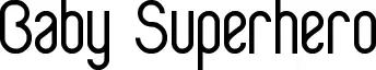 Baby Superhero