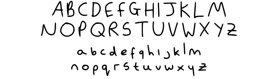 Baileys Handwritingfont specimens