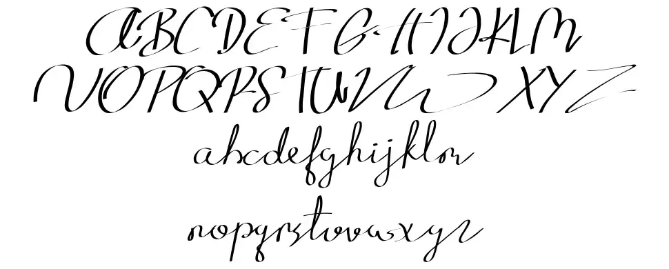 Baligraphyfont specimens