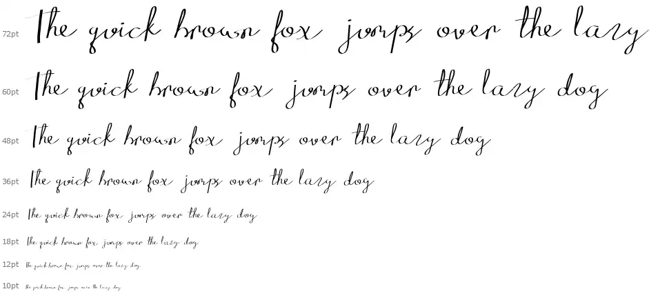 Baligraphyfont waterfall
