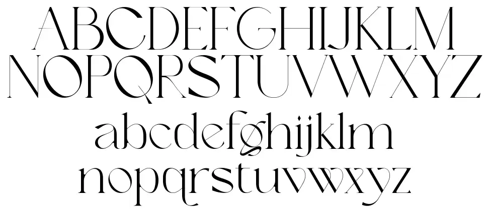 Balinestfont specimens
