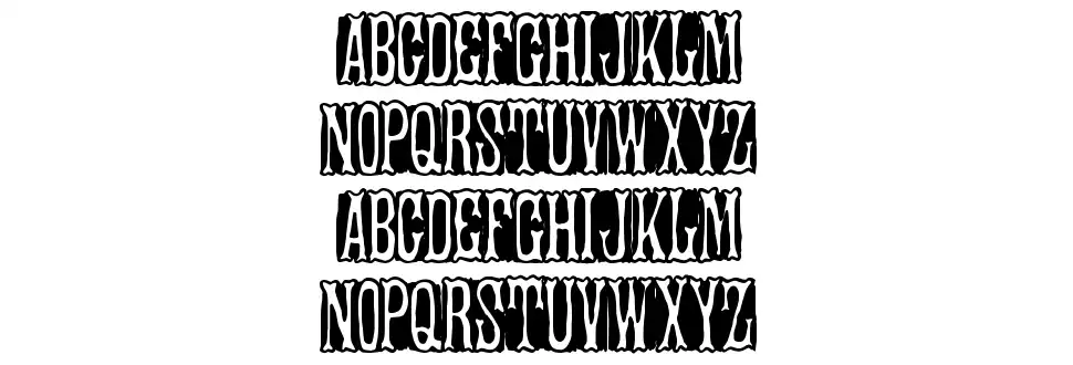 Band Standfont specimens