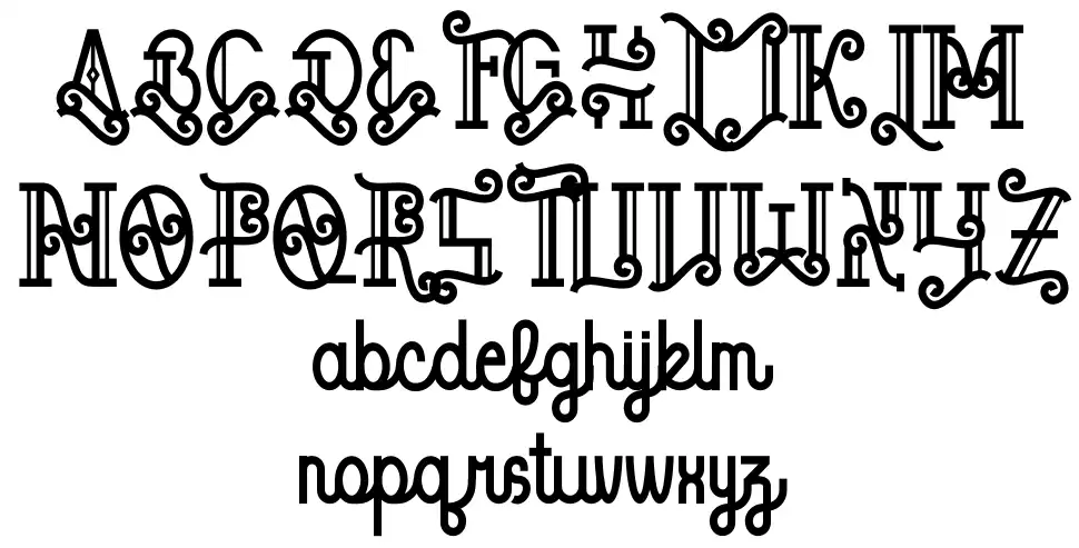 Bangilanfont specimens