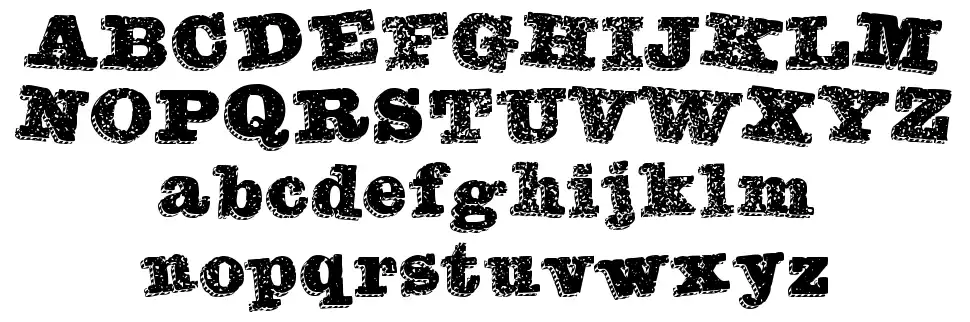 Banquedfont specimens