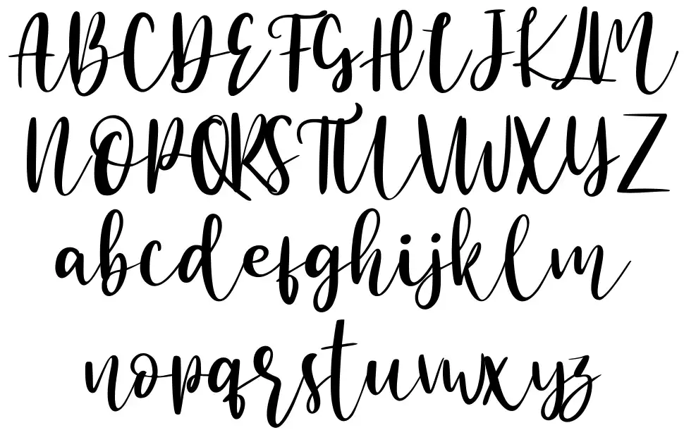 Beauty Mermaidfont specimens