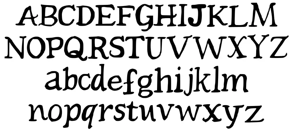Becklerfont specimens