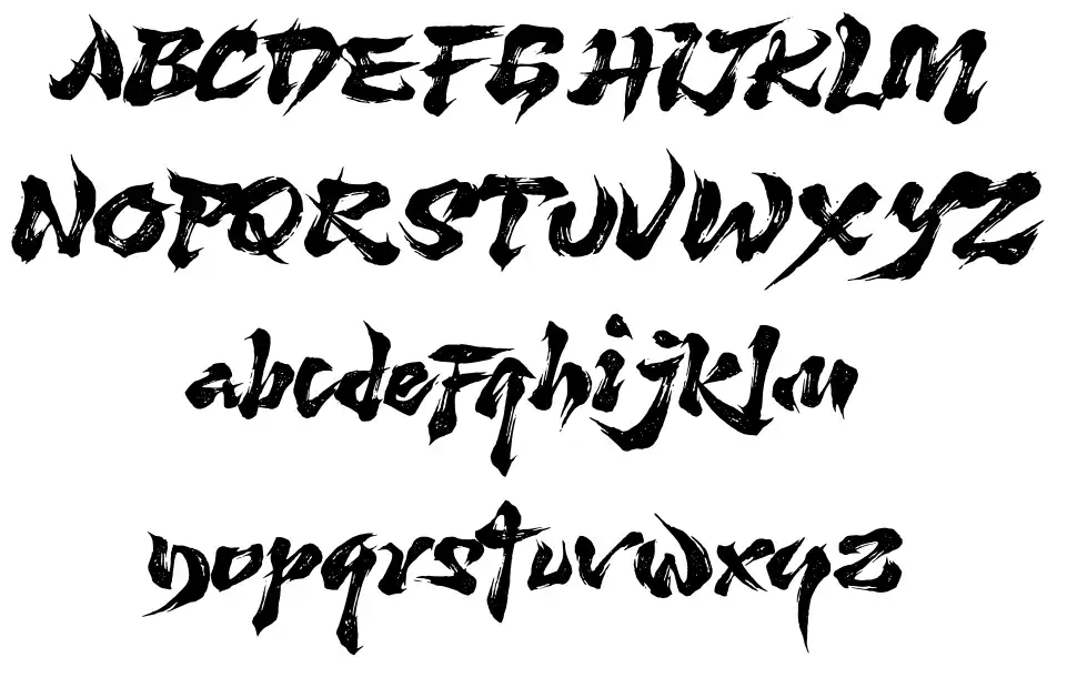 Benitsuki Demofont specimens