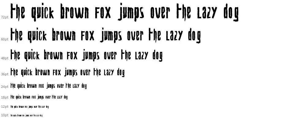 Biohazardfont waterfall