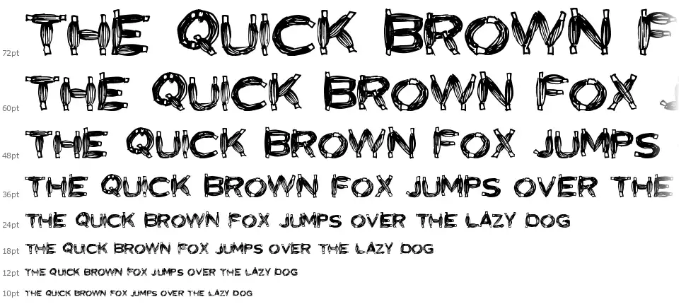 Biologyfont waterfall