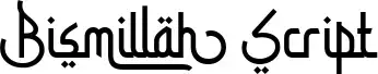 Bismillah Script
