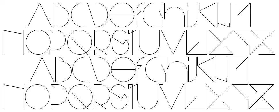 Bisurkfont specimens