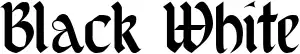 Black White