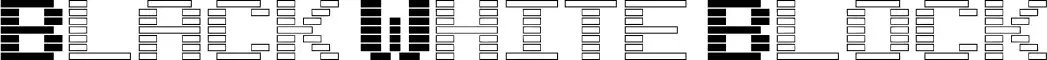 Black White Block