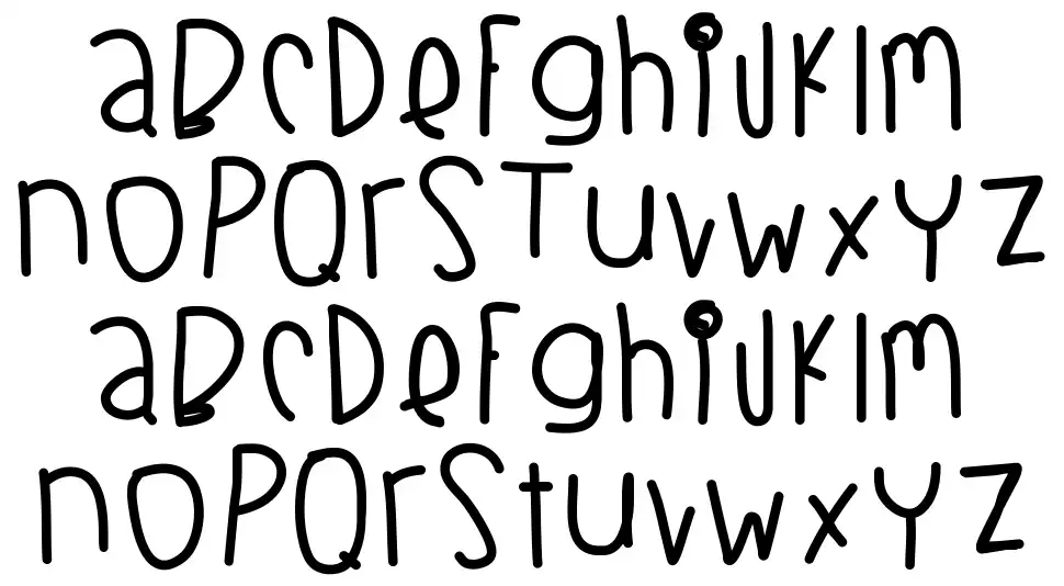 Blackberry Blues Thickfont specimens